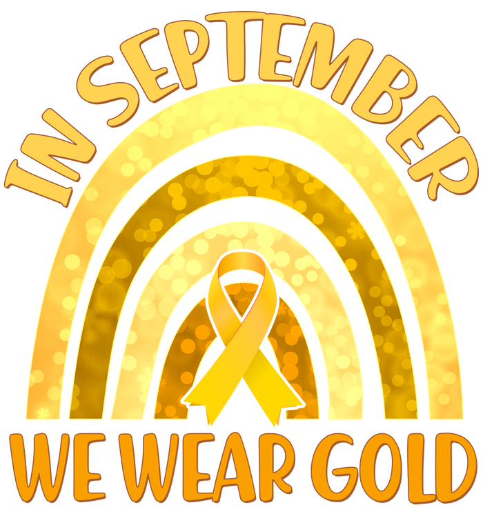 In September We Wear Gold Childhood Cancer Awareness Trucker Hat